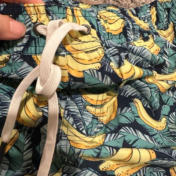 Swim Trunk XL Standard, Bananas Navy Tropic Bathing - Picture 3 of 4
